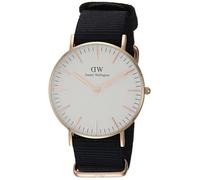 Daniel Wellington Cornwall Femme 36mm Bracelet Nylon Quartz Montre DW00100259