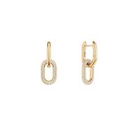 Daniel Wellington Crystal Link Boucles D'oreilles One Size Gold Plated Brass Gold
