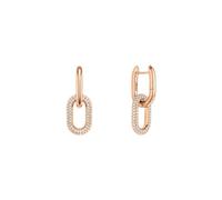 Daniel Wellington Crystal Link Boucles D'oreilles One Size Rose Gold Plated Brass Rose Gold