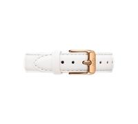Daniel Wellington Petite Bondi, Montre Blanc/Or Rose Bracelet, 12 mm, Cuir, pour Femmes