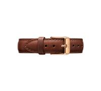Daniel Wellington Petite St Mawes, Montre Marron/Or Rose Bracelet, 12 mm, Cuir, pour Femmes