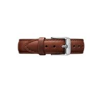 Daniel Wellington Classic St Mawes, Montre Marron/Argent Bracelet, 20mm, Cuir, pour Hommes