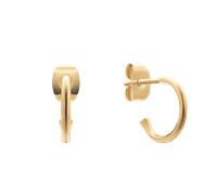 Daniel Wellington DW Charm Charms Earrings Gold One Size