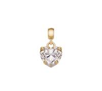 Daniel Wellington DW Charm Heart Crystal 12x6mm Gold/White