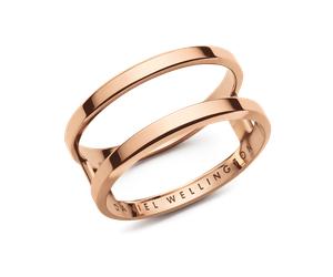 Daniel Wellington DW Elan Dual Ring 52 Rose Gold