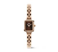 Daniel Wellington DW Montre 15.4X18.2mm Quadro Mini Arch 3-link Amber Sunray Rose Gold