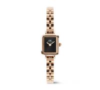 Daniel Wellington DW Montre 15.4X18.2mm Quadro Mini Arch 3-link Onyx Sunray Rose Gold