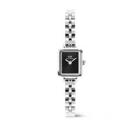 Daniel Wellington DW Montre 15.4X18.2mm Quadro Mini Arch 3-link Onyx Sunray Silver