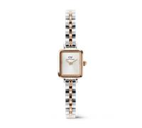 Daniel Wellington DW Montre 15.4x18.2mm Quadro Mini Arch 3-Link Two Tone Rose Gold