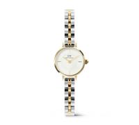 Daniel Wellington DW Montre 19mm Petite Mini Arch 3-Link Two Tone Gold