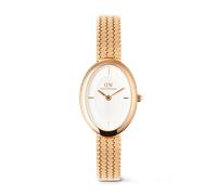 Daniel Wellington DW Montre 20x26mm Juliette Braided Mesh White Sunray Rose Gold