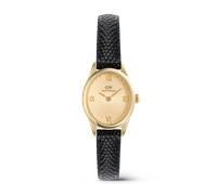 Daniel Wellington DW Montre 22x25.5mm Ophelia Mini Black Lizard Unitone Guilloché Gold