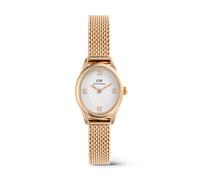 Daniel Wellington DW Montre 22x25,5mm Ophelia Mini Mesh White Rose Gold