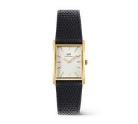 Daniel Wellington DW Montre 24x35mm Bound Black Lizard Guilloché Gold