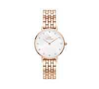 Daniel Wellington DW Montre 28mm Petite Lumine 5-Link Melrose MoP Rose Gold