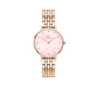 Daniel Wellington DW Montre 28mm Petite Lumine 5-Link Melrose Pink MoP Rose Gold