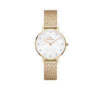 Daniel Wellington DW Montre 28mm Petite Lumine Pressed Piano White MoP Gold
