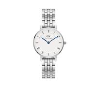 Daniel Wellington DW Montre 28mm Petite Roman Numerals 5-Link Silver