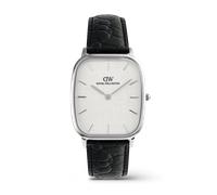 Daniel Wellington DW Montre 32mm Marlon Black Croc Belly Linen Silver