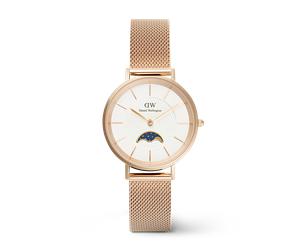 Daniel Wellington DW Montre 32mm Petite Lune Melrose Rose Gold