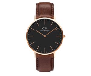 Daniel Wellington DW Montre 40mm Classic Bristol Black Rose Gold