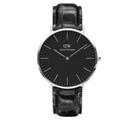 Daniel Wellington DW Montre 40mm Classic Reading Black Silver