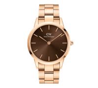 Daniel Wellington DW Montre 40mm Iconic Link Amber Rose Gold