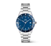 Daniel Wellington DW Montre 40mm Iconic Paradigma Link Blue Enamel Silver