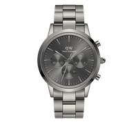 Daniel Wellington DW Montre 42mm Iconic Chronograph Link Graphite