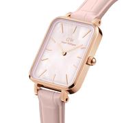 Montre Femme DANIEL WELLINGTON QUADRO en Cuir Rose - 240241
