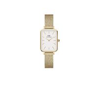 Daniel Wellington Montre Quadro Evergold DW00100556 Femme 20 mm Analogique Quartz Verre minéral