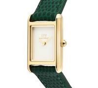 Daniel Wellington Montre Bound Mini DW00100906 Femme 17mm Quartz Verre minéral Green Lizard Gold