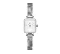 Daniel Wellington - Élégante Montre Femme Quadro Mini Argent - Femme - Accessoires - Gris - Taille: ONE Size
