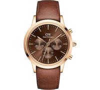 Daniel Wellington - Iconic Chronograph St Mawes - Femme - Accessoires - Brun - Taille: ONE Size
