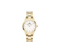Daniel Wellington Montre à affichage analogique 'Iconic Link G White' or, Taille One Size