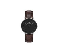 Daniel Wellington Mixte Analogique Quartz Montre avec Bracelet en Cuir DW00100146