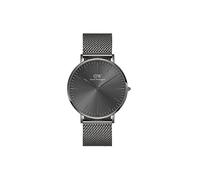 Daniel Wellington, Montre, Design Minimaliste, Bracelet Interchangeable, Boîtier Fin, Mouvement à Quartz, Classic Graphite DW00100630 Steel Gray Background Mens Watch