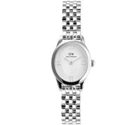 Daniel Wellington Oval Mini DW00100808 - Femme - 25 mm - Analogique - Quartz - Verre minéral