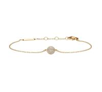 Daniel Wellington Pendentif en cristal pavé Bracelet en or