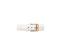 Daniel Wellington Petite Bondi, Montre Blanc/Or Rose Bracelet, 14 mm, Cuir, pour Femmes