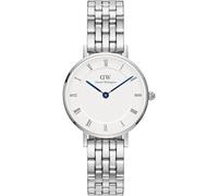 Daniel Wellington Montre Petite Roman DW00100685 - 28 mm Quartz Verre minéral Argenté Femme