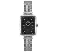 Daniel Wellington Montre Quadro Lumine Bezel DW00100667 - Femme 20 mm Quartz Verre minéral