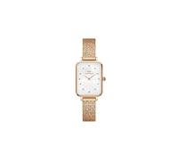 Daniel Wellington Montre Quadro 20x26mm Acier inoxydable 316L double plaqué et cristaux Or rose