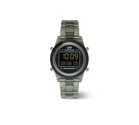 Daniel Wellington Montre Retro Digital DW 36 mm – Bracelet biosourcé – Vert foncé – Unisexe