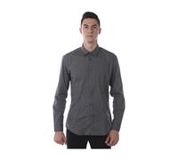 Daniele Alessandrini - Camicia Basica Collo Piccolo - Homme - Chemises - Noir - Taille: XL