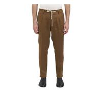 Daniele Alessandrini - Pantalon en Lino - Homme - Pantalons - Brun - Taille: XL