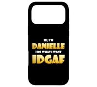 Danielle Costume IDGAF Meme Funny Halloween for Dani Coque pour iPhone 17 Pro Max