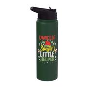 Danielle Santa's Little Helper Nom de Noël Danielle Stainless Steel Insulated Water Bottle