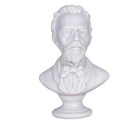 danila-souvenirs Buste Statue Sculpture en marbre de l'écrivain Russe Anton Tchekhov 12,5 cm