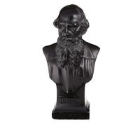 danila-souvenirs Buste Statue Sculpture en Pierre de l'écrivain Russe Lév Tolstoï 14,5 cm